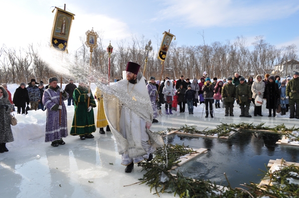Fest der Taufe in Russland